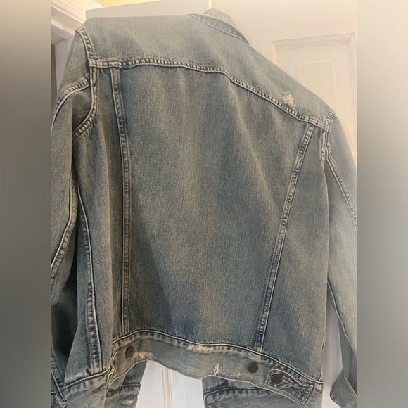 Able Signature Merly Jacket size Small Destructed Denim - Picture 6 of 9